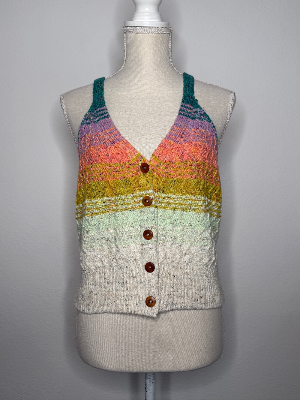 Samalona Multicolor Knit Tank Vest